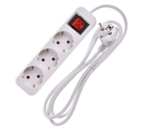 Удлинитель 3х1.5м 10А У03 ПВС 3х1 бел. UMA IEK UM-YP10-16-03-01-Z-K01