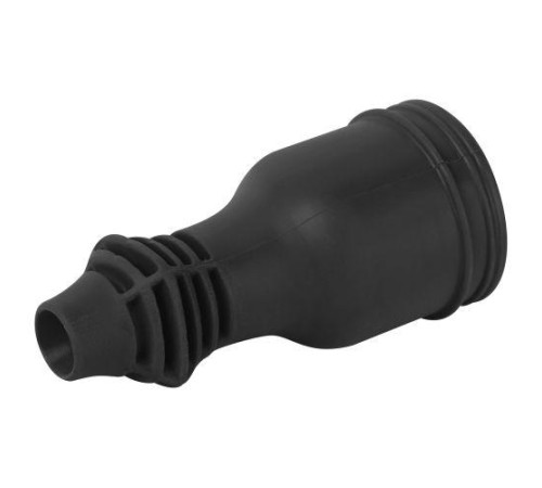 Розетка RX11-B-IP44 16А IP44 прямая с заземл. каучук черн. ЭРА Б0069325