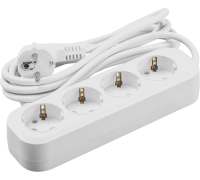 Удлинитель 4х2м с заземл. 16А IP20 90 798 OPE-S-04-200-E-3x1 бел. ОНЛАЙТ 90798