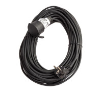 Удлинитель-шнур 1х30м 10А IP44 3500Вт 220-350В КГ 2х1.0мм каучук КОСМОС YSHKsm30m-1g(10A)KG