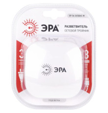 Разветвитель 3-м SP-3e-3USBAC-W + 3 USB A+C с заземл. со шторками 16А бел. Эра Б0069081