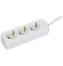 Удлинитель 3х1.5м 10А У03 ПВС 3х1 бел. UMA IEK UM-YP10-16-03-01-Z-K01