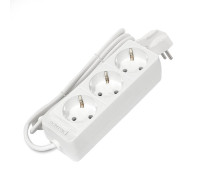 Удлинитель 3х1.5м с заземл. 10А IP20 2.2кВт ПВС 3х0.75 бел. DOMTOK 2373