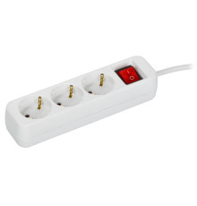 Удлинитель 3х1.5м 10А У03К ПВС 3х1 бел. UMA IEK UM-YP10-16-03-01-ZK-K01
