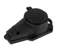 Колодка ЭРА KX-1e-B-IP44 каучуковая с заземлением 1 розетка 16A IP44 черн. Эра Б0068402