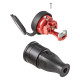Розетка 16А IP44 прямая с заземл. каучук красн. КОСМОС RKsm-Z-IP(R)16A