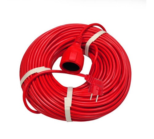 Удлинитель-шнур 1х50м с заземл. 10А IP20 2.2кВт ПВС 3х1 DOMTOK 2495