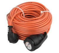 Удлинитель-шнур 1х30м с заземл. 6А IP20 UPx-1e-3х0.75-30m ПВС 3х0.75 (бухта) Эра Б0046812