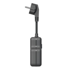 Удлинитель с сетевым фильтром 3х0.3м 10А 2USB + 1USBC 2500Вт ПВС 3х1 компакт черн. КОСМОС FRKsm0.3m-3g(B)USB