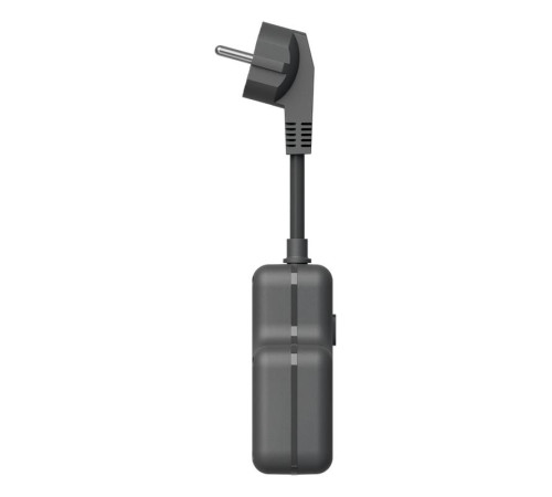 Удлинитель с сетевым фильтром 3х0.3м 10А 2USB + 1USBC 2500Вт ПВС 3х1 компакт черн. КОСМОС FRKsm0.3m-3g(B)USB