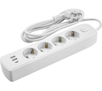 Удлинитель 90 841 OPE-USB-04-180-ESC-3x1 ОНЛАЙТ 90841