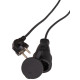 Удлинитель-шнур 1х20м 10А IP44 3500Вт 220-350В КГ 2х1.0мм каучук КОСМОС YSHKsm20m-1g(10A)KG