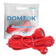 Удлинитель-шнур 1х10м с заземл. 16А IP20 3.5кВт ПВС 3х1.5 DOMTOK 2496