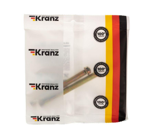 Болт анкерный с гайкой 8х100 (уп.2шт) Kranz KR-01-3818-010