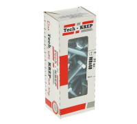 Болт DIN933 с шестигранной головкой М8х40 оцинк. (уп.25шт) Tech-KREP 105210