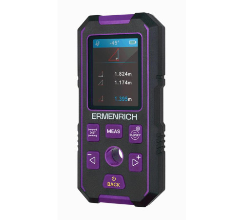 Детектор скрытой проводки Ping SM90 фиолет. Ermenrich 83842