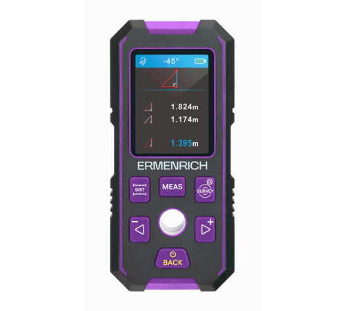 Детектор скрытой проводки Ping SM90 фиолет. Ermenrich 83842