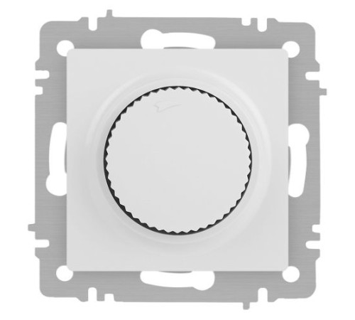 Светорегулятор Accent 6-401-01М поворотный 600Вт 230В IP20 СУ бел. матов. Intro Б0063671