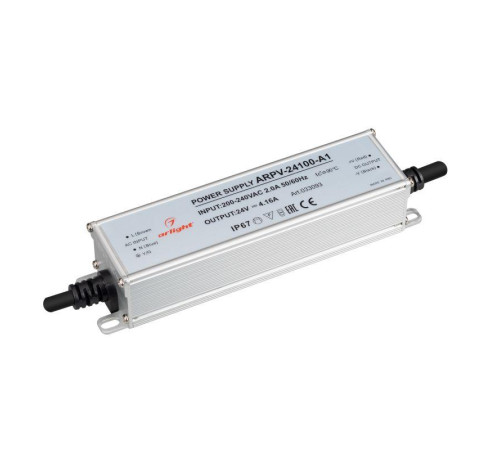 Блок питания ARPV-24100-A1 24В 4.16А 100Вт IP67 метал. 3 года Arlight 033093