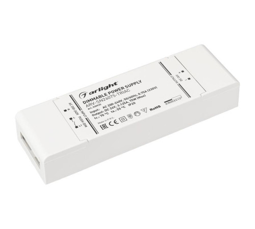 Блок питания ARV-SN24075-TRIAC 24В 3.125А 75Вт IP20 пластик 3 года Arlight 030935