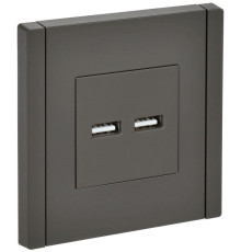 Розетка USB A+A 3.1А FORTE&PIANO FP349 сер. IEK FP-U21-D31-K03