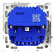 Розетка 1-м СП S70 16А с USB A+С с заземл. защ. шторки механизм шелк Voltum VLS040504