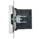 Розетка BRITE РЮ10-1-БрАБ USB A+A 3.1А механизм арктич. бел. IEK BR-U21-D31-K91