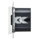 Розетка СП BRITE РЮ11-2-БрАБ USB A+C 45Вт высокоскор. заряд. арктич. бел. IEK BR-U22-045-K91