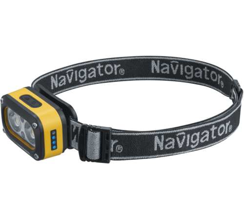 Фонарь аккумуляторный налобный 95 628 NPT-H43-ACCU 1LEDx3Вт 1LEDx3Вт 5реж Li-ion 0.5А.ч NAVIGATOR 95628