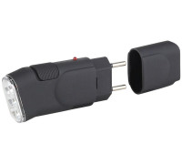 Фонарь аккумуляторный SDA10M 3LED прямое ЗУ евровилка (блист.) Эра C0041258