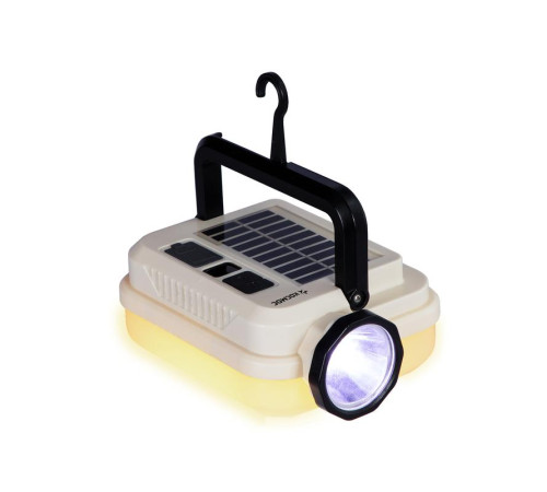 Фонарь кемпинговый аккум. 5Вт Laser Led/59 SMDLed/Li-ion2х18650/2400мА.ч солн. пан КОСМОС(KOC620Lit)