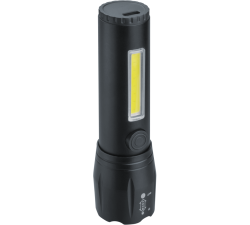 Фонарь светодиодный ручной 95 695 NPT-CM19-ACCU алюм.3 реж 1LED 3Вт+8COB 3Вт Li-ion 3.7В NAVIGATOR 95695