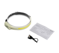 Фонарь аккумуляторный налобный ФАZА AccuFH3-L3W/L3W-GLOW 3Вт COB+3Вт XPE (5режимов упраление жестами) IP44 ФАZА 5061729