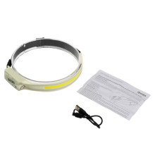 Фонарь аккумуляторный налобный ФАZА AccuFH3-L3W/L3W-GLOW 3Вт COB+3Вт XPE (5режимов упраление жестами) IP44 ФАZА 5061729