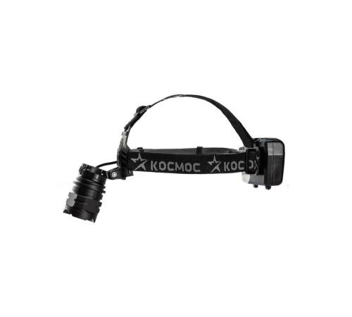 Фонарь налобный аккум. 10Вт Laser LED/Li-ion18650 3х1200мА.ч алюм. КОСМОС (KOC854Lit)