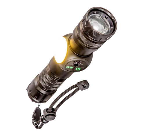 Фонарь аккумуляторный ручной 10Вт LaserLED Li-ion 26650 3000мА.ч с магнитом алюм. КОСМОС KOC812Lit