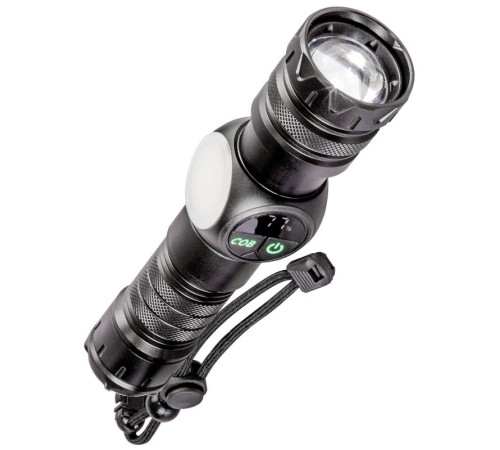 Фонарь аккумуляторный ручной 10Вт LaserLED Li-ion 26650 3000мА.ч с магнитом алюм. КОСМОС KOC812Lit