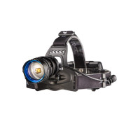 Фонарь налобный аккум. 10Вт Laser LED/Li-ion18650 3х1200мА.ч алюм. КОСМОС (KOC854Lit)