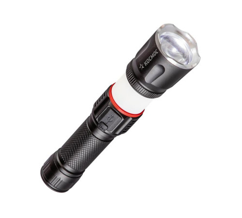 Фонарь ручной аккум. 4Вт T6LED/Li-ion18650 1200мА.ч алюм. КОСМОС (KOC811Lit)