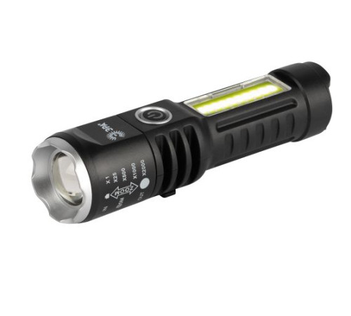 Фонарь светодиодный UA-403 универсальный аккумуляторный 5Вт LED+3Вт COB оптический Zoom 4 режима USB type-C Эра Б0069805