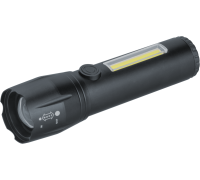 Фонарь светодиодный ручной 95 695 NPT-CM19-ACCU алюм.3 реж 1LED 3Вт+8COB 3Вт Li-ion 3.7В NAVIGATOR 95695