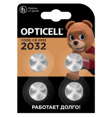 Элемент питания литиевый CR2032 (блист.4шт) Specialty Opticell 5060007