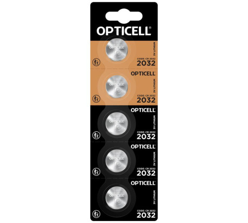 Элемент питания литиевый CR2032 отрывной набор hsdc (блист.5шт) Specialty Opticell 5060005
