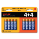 Элемент питания алкалиновый AA/LR6 1.5В MAX SUPER Alkaline (блист. 8шт) KODAK Б0057080