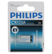 Элемент питания литиевый CR123 3В Philips Б0066246
