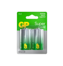 Элемент питания алкалиновый D/LR20 1.5В Super Alkaline G-Tech (блист.2шт) GP 1225