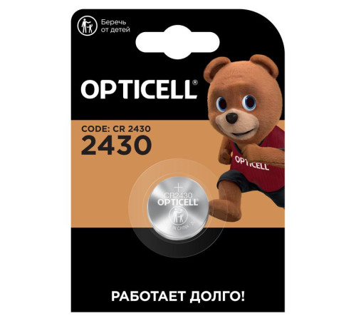 Элемент питания литиевый CR2430 (блист.1шт) Specialty Opticell 5060009