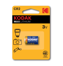 Элемент питания литиевый CR2 3В MAX Lithium (блист. 1шт) KODAK Б0014848