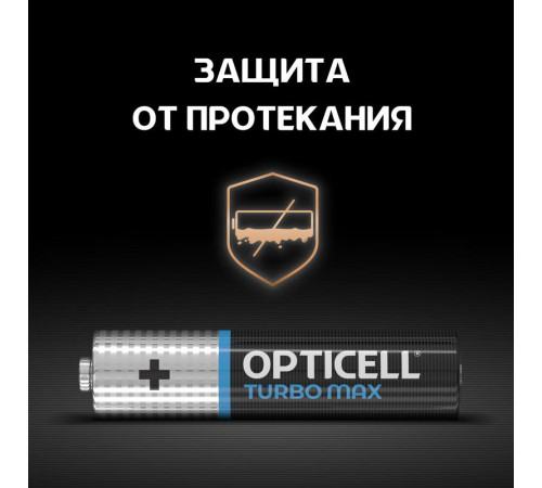 Элемент питания алкалиновый AAA/LR03 (блист. 12шт) Turbo Max Opticell 6053010