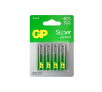Элемент питания алкалиновый AA/LR6 1.5В Super Alkaline G-Tech (блист.4шт) GP 1222